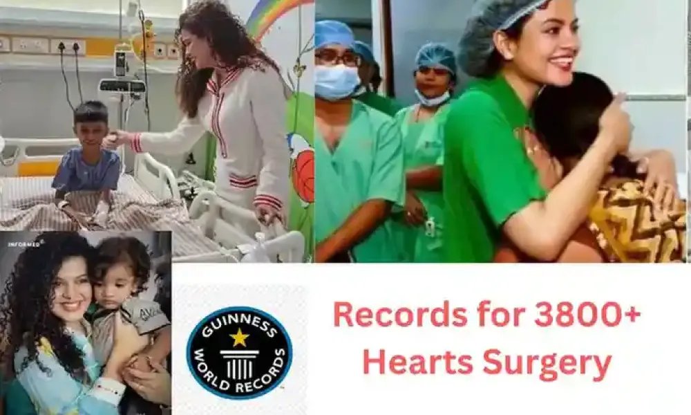 Palak Muchhal world Guinness Record For 3800+ Heart Surgeries